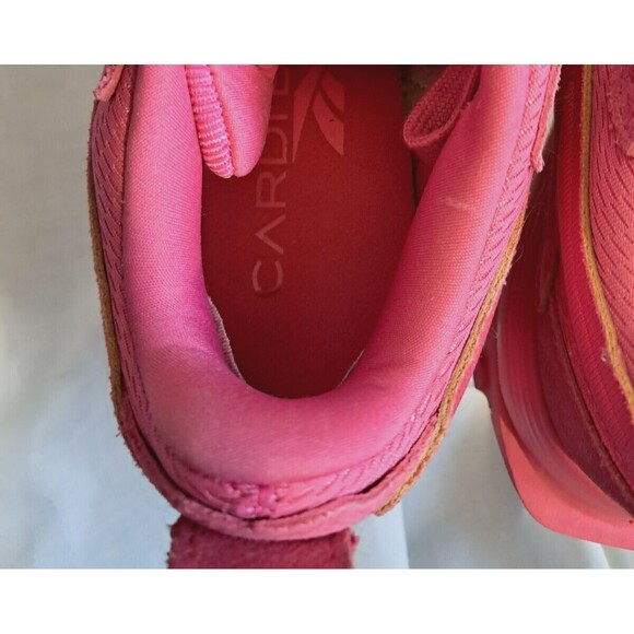 Reebok X Cardi B V2 Womens Fashion Shoes Sneakers Size 6 Hot Pink Fusion GW8876 - Picture 12 of 14